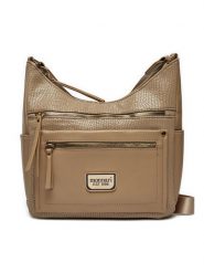 Monnari Torebka BAG5920 Beżowy. Brązowe listonoszki Monnari, bez wzorów, ze skóry, bez dodatków. Za 169.99 zł.