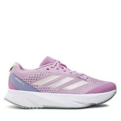 Buty do biegania adidas. Fioletowe obuwie sportowe Adidas, bez zapięcia, do biegania. Za 599.99 zł.