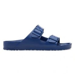 Birkenstock Arizona EVA Zinnia Klapki damskie. Brązowe klapki Birkenstock, bez wzorów, bez obcasa. Za 219.99 zł.