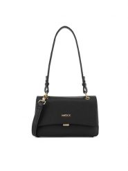 MEXX Torebka MEXX-K-005-06 Czarny. Czarne torebki klasyczne Mexx, bez wzorów, z materiału, bez dodatków. Za 179.99 zł.