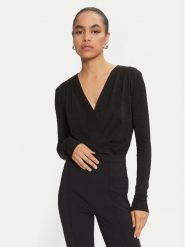 PINKO Body 104464 A29I Czarny Regular Fit. Czarne body Pinko, l, bez wzorów, z wiskozy. Za 379.99 zł.