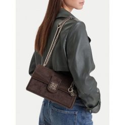 Torebka Nine West. Brązowe torebki klasyczne Nine West, bez wzorów, bez dodatków. Za 329.99 zł.