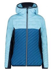 CMP Kurtka hybrydowa w kolorze błękitno-niebieskim rozmiar: 44. Niebieskie kurtki sportowe CMP, s, bez wzorów, z materiału, bez kaptura, outdoorowe, primaloft. Za 462.45 zł.