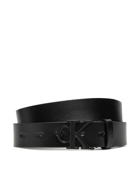 Calvin Klein Jeans Pasek Damski K60K613125 Czarny. Czarne paski Calvin Klein Jeans, bez wzorów, z jeansu. Za 149.99 zł.