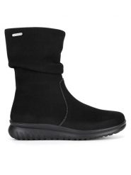 Go Soft Botki CEO-WS2P267-05 Czarny. Czarne botki GO SOFT, bez wzorów, ze skóry, bez obcasa, na płaskiej podeszwie, bez zapięcia. Za 229.99 zł.