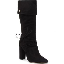 Kozaki LIU JO - Dany 03 S19157 P0021 Black 22222. Czarne kozaki Liu Jo, ze skóry, bez obcasa, na obcasie, bez zapięcia. W wyprzedaży za 649.00 zł.