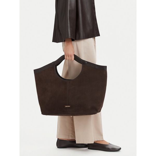 Torebka GINO ROSSI. Brązowe shopper Gino Rossi, bez wzorów, bez dodatków. Za 699.99 zł.