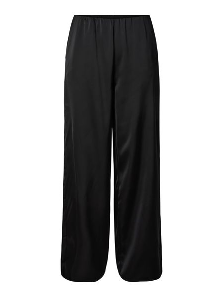 YAS Spodnie w kolorze czarnym rozmiar: XL. Czarne spodnie materiałowe YAS, na co dzień, xl, bez wzorów, z materiału. Za 139.95 zł.