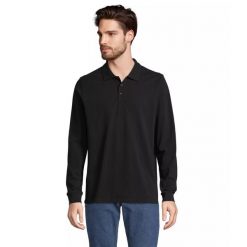 Koszulka polo z długim rękawem Sol's Prime. Czarne bluzki SOL'S, s, bez wzorów, eleganckie, bez kołnierzyka, bez ramiączek. Za 134.00 zł.