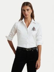 LAUREN RALPH LAUREN Koszula 200955258001 Biały Classic Fit. Białe koszule Lauren Ralph Lauren, xs, bez wzorów, z bawełny, bez kołnierzyka, bez ramiączek. Za 489.99 zł.