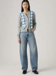 Levi's Dżinsy - Barrel fit - w kolorze błękitnym rozmiar: W29/L30. Niebieskie jeansy Levi's®, l, z aplikacjami, z podwyższonym stanem. Za 244.95 zł.