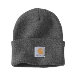 Czapka zimowa Carhartt Acrylic Watch Hat. Szare czapki Carhartt, bez wzorów. Za 79.00 zł.