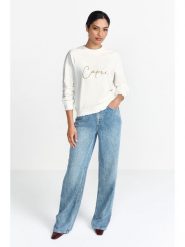 Rich & Royal Bluza w kolorze kremowym rozmiar: XS. Brązowe bluzy Rich & Royal, xs, bez wzorów, bez kaptura. Za 219.95 zł.