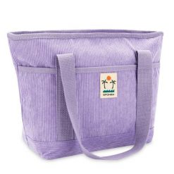 Torba turystyczna termiczna Spokey Aurora. Fioletowe torby na ramię Spokey, bez wzorów, z materiału, biznesowe, na ramię, bez dodatków. Za 44.99 zł.