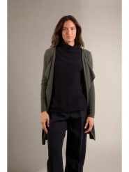 Perfect Cashmere Kaszmirowy kardigan "Abigail" w kolorze khaki rozmiar: L. Brązowe kardigany Perfect Cashmere, l, bez wzorów, z kaszmiru. Za 478.99 zł.