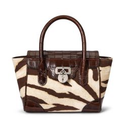 Torebka LAUREN RALPH LAUREN. Brązowe torebki klasyczne Lauren Ralph Lauren, bez wzorów, bez dodatków. Za 1,499.00 zł.