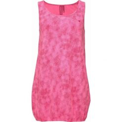 Damski top pętelkowy Abhana w kolorze różowym. Czerwone topy Scarpa, bez wzorów, z bawełny, bez kołnierzyka, bez ramiączek. Za 81.10 zł.