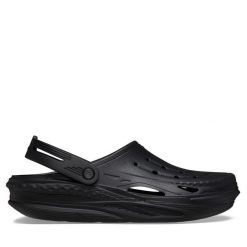 Klapki Crocs. Czarne klapki Crocs, bez wzorów, bez obcasa. Za 199.99 zł.
