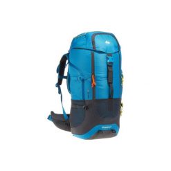 Plecak trekkingowy Forclaz 60 l. Niebieskie plecaki QUECHUA, bez wzorów, z materiału. Za 169.99 zł.