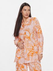 Melissa Odabash Koszula Paige Cr Pomarańczowy Relaxed Fit. Brązowe koszule Melissa Odabash, l, bez wzorów, z wiskozy, bez kołnierzyka, bez ramiączek. Za 959.99 zł.