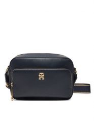 Tommy Hilfiger Torebka Th Joy Camera Bag AW0AW16812 Granatowy. Niebieskie listonoszki TOMMY HILFIGER, bez wzorów, ze skóry, bez dodatków. Za 259.99 zł.
