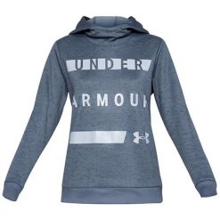 Bluza funkcyjna w kolorze niebieskim. Niebieskie bluzy Under Armour, xs, bez wzorów, z tkaniny, bez kaptura. W wyprzedaży za 149.95 zł.