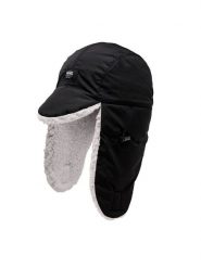 Vans Czapka Muffler Hat VN000F6ABLK1 Czarny. Czarne czapki Vans, bez wzorów, z materiału. Za 179.99 zł.