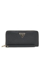 Guess Duży Portfel Damski SWZG85 00146 Czarny. Czarne portfele Guess, z aplikacjami, ze skóry. Za 169.99 zł.
