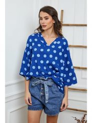 Fleur de Lin Lniana bluzka w kolorze niebieskim rozmiar: L. Niebieskie bluzki Fleur de Lin, l, bez wzorów, ze lnu, bez kołnierzyka, bez ramiączek. Za 154.79 zł.