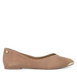 Baleriny Lasocki. Brązowe baleriny Lasocki, bez wzorów, bez obcasa. Za 169.99 zł.