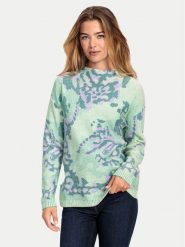 Olsen Sweter 11004455 Zielony Regular Fit. Zielone swetry Olsen, bez wzorów, z syntetyku, bez ramiączek. Za 149.99 zł.