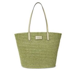 Torebka LAUREN RALPH LAUREN. Zielone shopper Lauren Ralph Lauren, bez wzorów, bez dodatków. Za 699.99 zł.