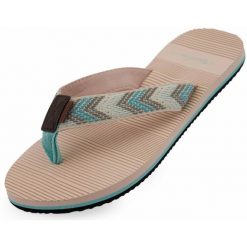 Klapki Damskie Alpine Pro Anara 36 - Komfort i Styl na Lato. Zielone klapki Alpine Pro, bez wzorów, bez obcasa. Za 79.99 zł.