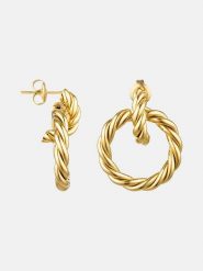 MOODE Kolczyki-wkrętki "Myriam" rozmiar: onesize. Żółte kolczyki MOODE, ze stali. Za 78.84 zł.