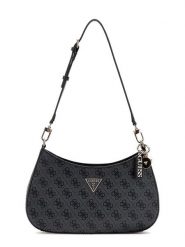 Guess Torebka w kolorze antracytowym - 29 x 18 x 6 cm rozmiar: onesize. Czarne torby na ramię Guess, z aplikacjami, z materiału, na ramię, bez dodatków. Za 347.99 zł.