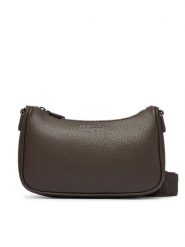 Emporio Armani Torebka EW000539 AF12036 M6458 Brązowy. Brązowe listonoszki Emporio Armani, bez wzorów, ze skóry, bez dodatków. Za 869.99 zł.