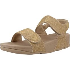 Sandały Fitflop Model Ga2 A94 Kolor Złoty. Żółte sandały Flip Flop, bez wzorów, z tkaniny, sportowe, bez obcasa, bez zapięcia. W wyprzedaży za 364.35 zł.