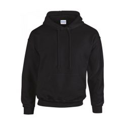 Bluza z kapturem Gildan Heavy Blend ®. Czarne bluzy sportowe GILDAN, s, bez wzorów, z bawełny, z kapturem. Za 81.25 zł.