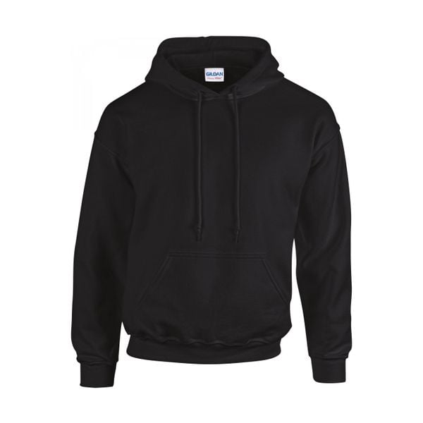 Bluza z kapturem Gildan Heavy Blend ®. Czarne bluzy GILDAN, xl, bez wzorów, z bawełny, z kapturem. Za 111.40 zł.