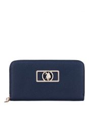 U.S. Polo Assn. Portfel BIUXT6450WVP Granatowy. Niebieskie portfele U.S. Polo Assn., bez wzorów, z tworzywa sztucznego. Za 129.99 zł.
