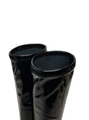 LOVE MOSCHINO Kozaki JA26039G0LIHZ000 Czarny. Czarne kozaki Love Moschino, ze skóry, bez obcasa, na szpilce, bez zapięcia. Za 1,379.00 zł.