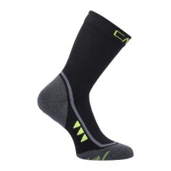 Skarpety trekkingowe średnie CMP Supersoft 50. Czarne skarpety CMP, bez wzorów, z bawełny. Za 42.89 zł.