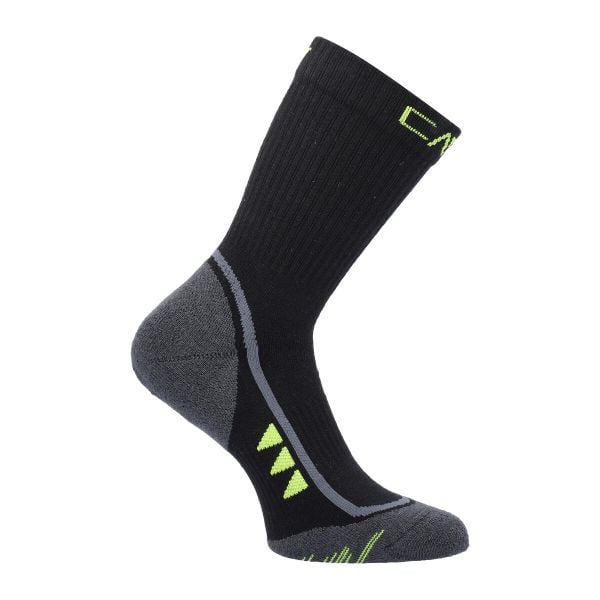 Skarpety trekkingowe średnie CMP Supersoft 50. Czarne skarpety CMP, bez wzorów, z bawełny. Za 41.79 zł.