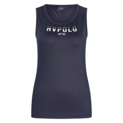Damski tank top techniczny HV Polo Annabel. Niebieskie koszulki polo HV POLO, bez wzorów, bez kołnierzyka, bez ramiączek. Za 251.50 zł.