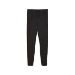 Damskie prążkowane legginsy CLOUDSPUN z wysokim stanem PUMA Black. Czarne legginsy Puma, m, bez wzorów, prążkowane, z podwyższonym stanem. Za 232.99 zł.