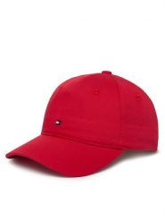 Tommy Hilfiger Czapka z daszkiem Th Flag Soft 6 Panel Cap AW0AW17781 Czerwony. Czerwone czapki TOMMY HILFIGER, bez wzorów, z bawełny. Za 169.99 zł.
