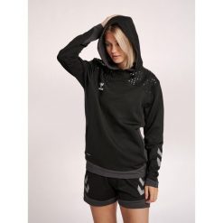 Damska bluza z kapturem Hummel hmlLEAD poly. Czarne bluzy Hummel, xs, bez wzorów, z polaru, z kapturem. Za 189.85 zł.