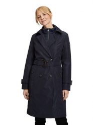 Betty Barclay Płaszcz zimowy w kolorze granatowym rozmiar: 40. Niebieskie płaszcze Betty Barclay, na zimę, bez wzorów, z puchu, bez kaptura. Za 404.99 zł.