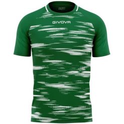 Koszulka Sportowa Givova Pixel Zielono-Biała - Lekka i Oddychająca. Białe koszulki sportowe Givova, bez wzorów, z poliesteru, bez ramiączek, do piłki nożnej. Za 140.99 zł.
