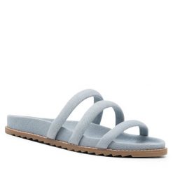 Klapki Jenny Fairy. Niebieskie klapki Jenny Fairy, bez wzorów, bez obcasa. Za 119.99 zł.